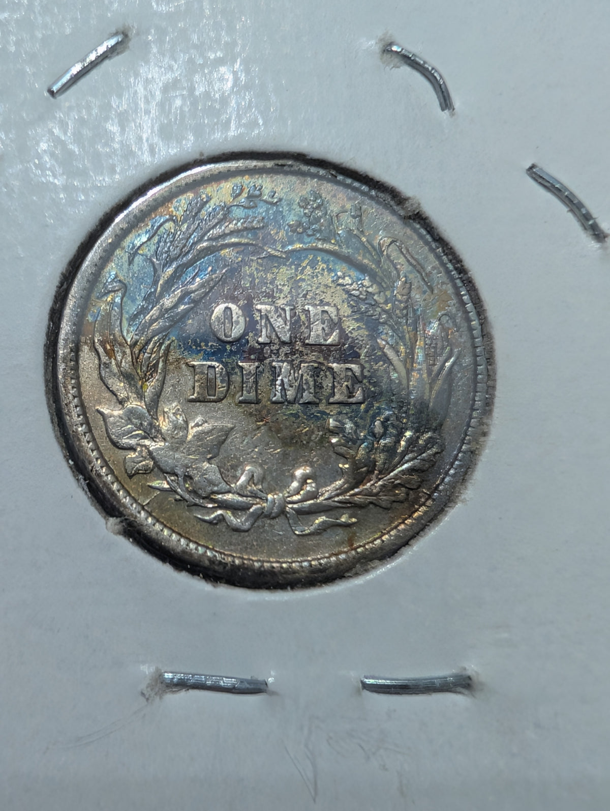 1898 high grade Barber silver dime coin