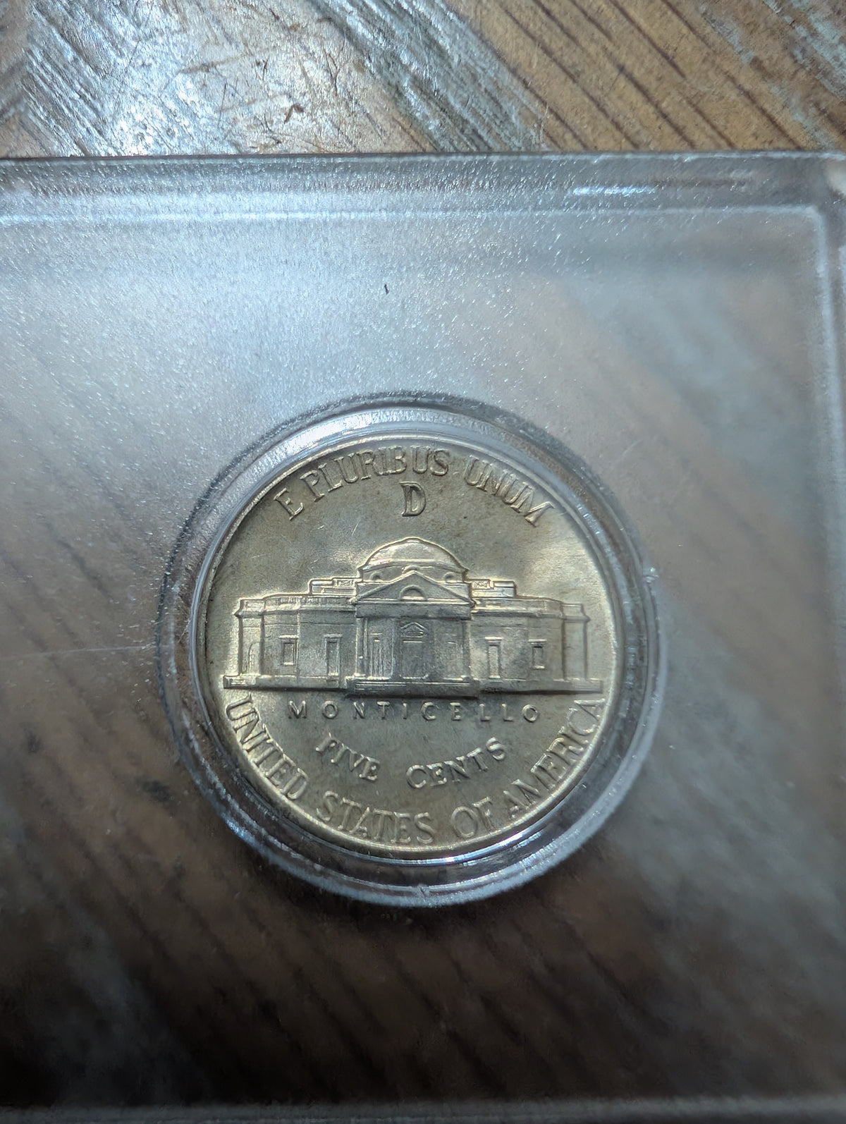 1945d beautiful mint state war nickel coin