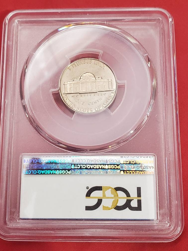1948 Jefferson nickel ms65 gem graded ms65 by pcgs