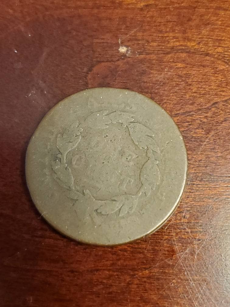 1818 rare early large cent copper penny early American numismatic