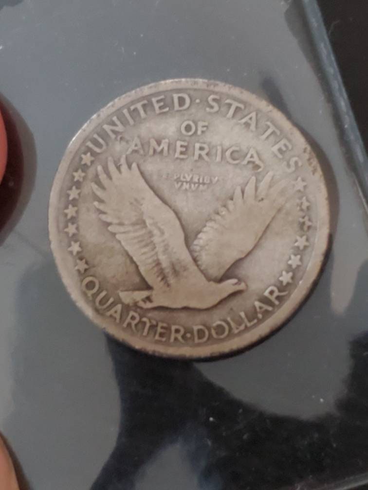 1917 type one standing liberty silver quarter
