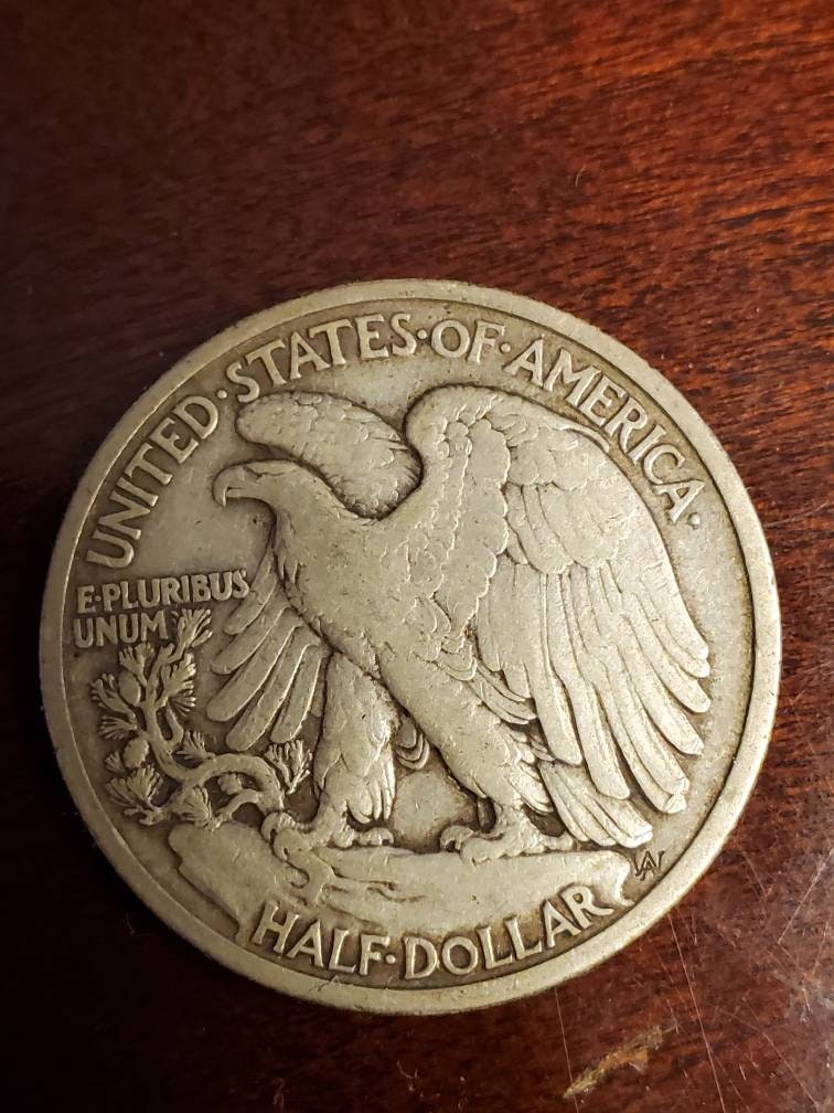 1917 choice looking walking liberty half dollar very fine plus excellent silver coin free shipping