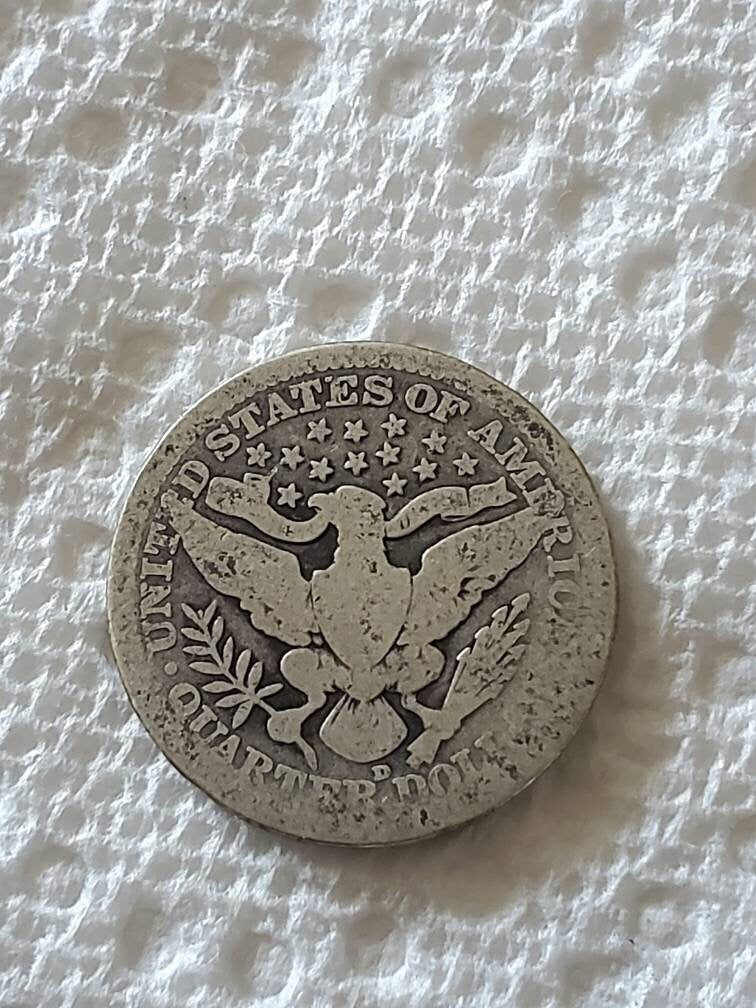 Barber silver quarter random date barber early silver quarter