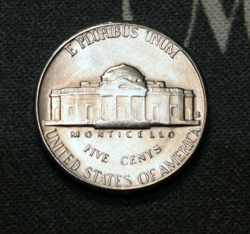 1954s Beautiful uncirculated nickel from a small group, semi key date in high grade