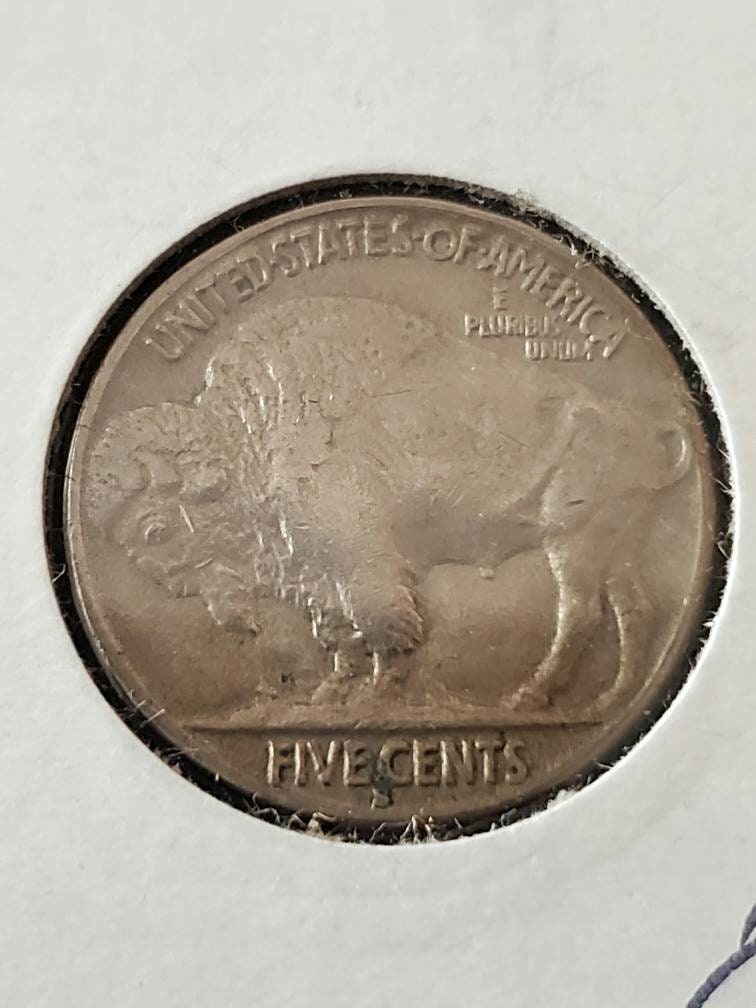 1929s buffalo nickel better date almost uncirculated full horn coin