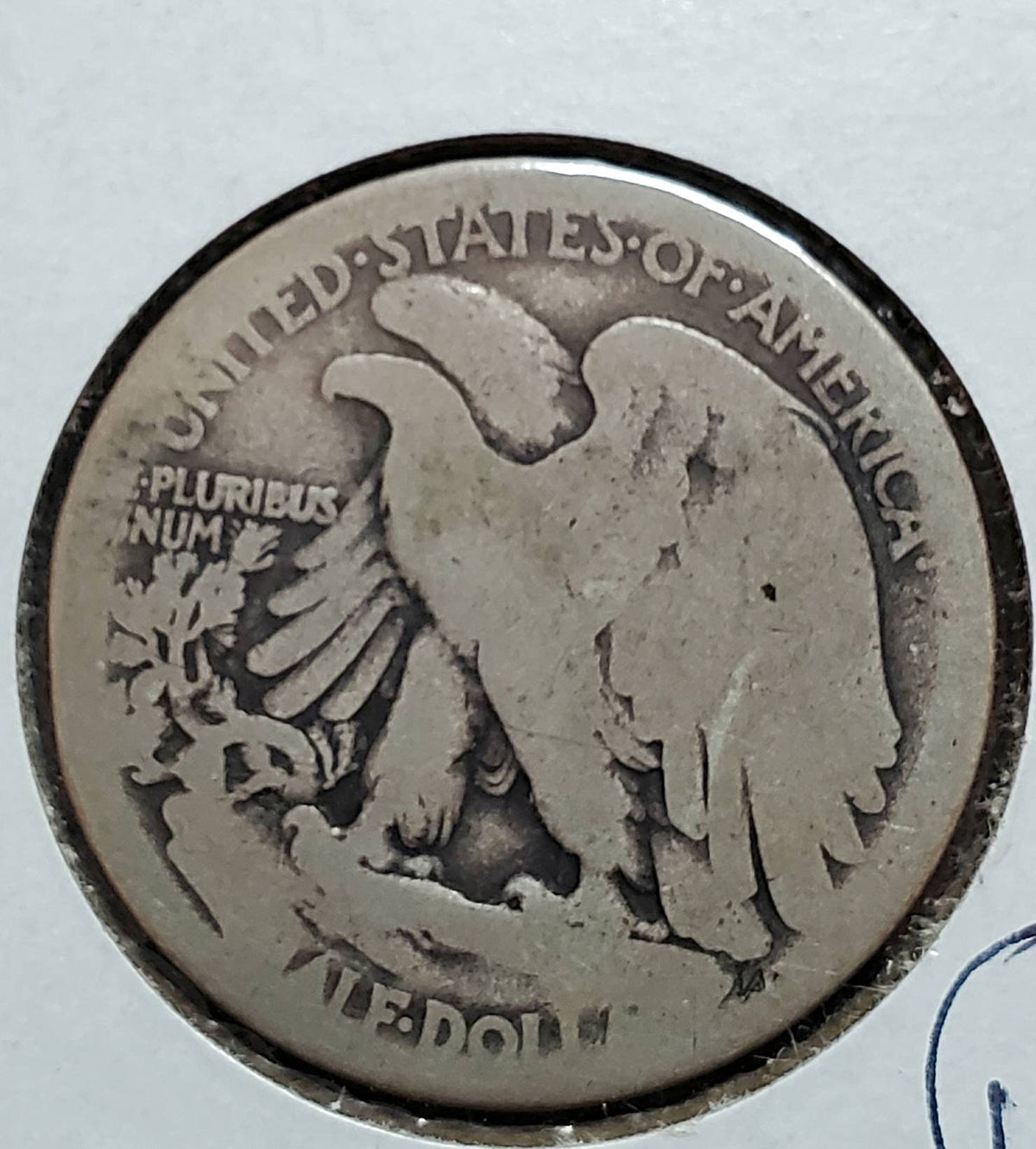 1917s obverse mintmark rare silver waking liberty half dollar