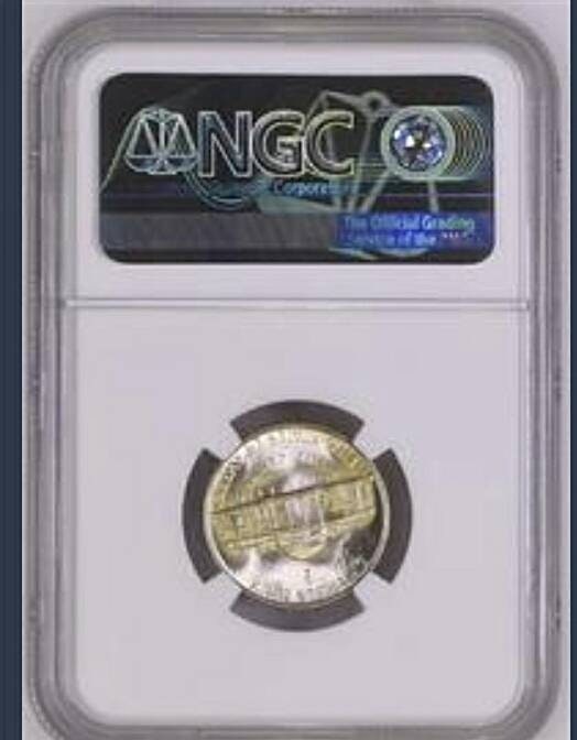 1945p silver War nickel ngc graded ms64 full steps