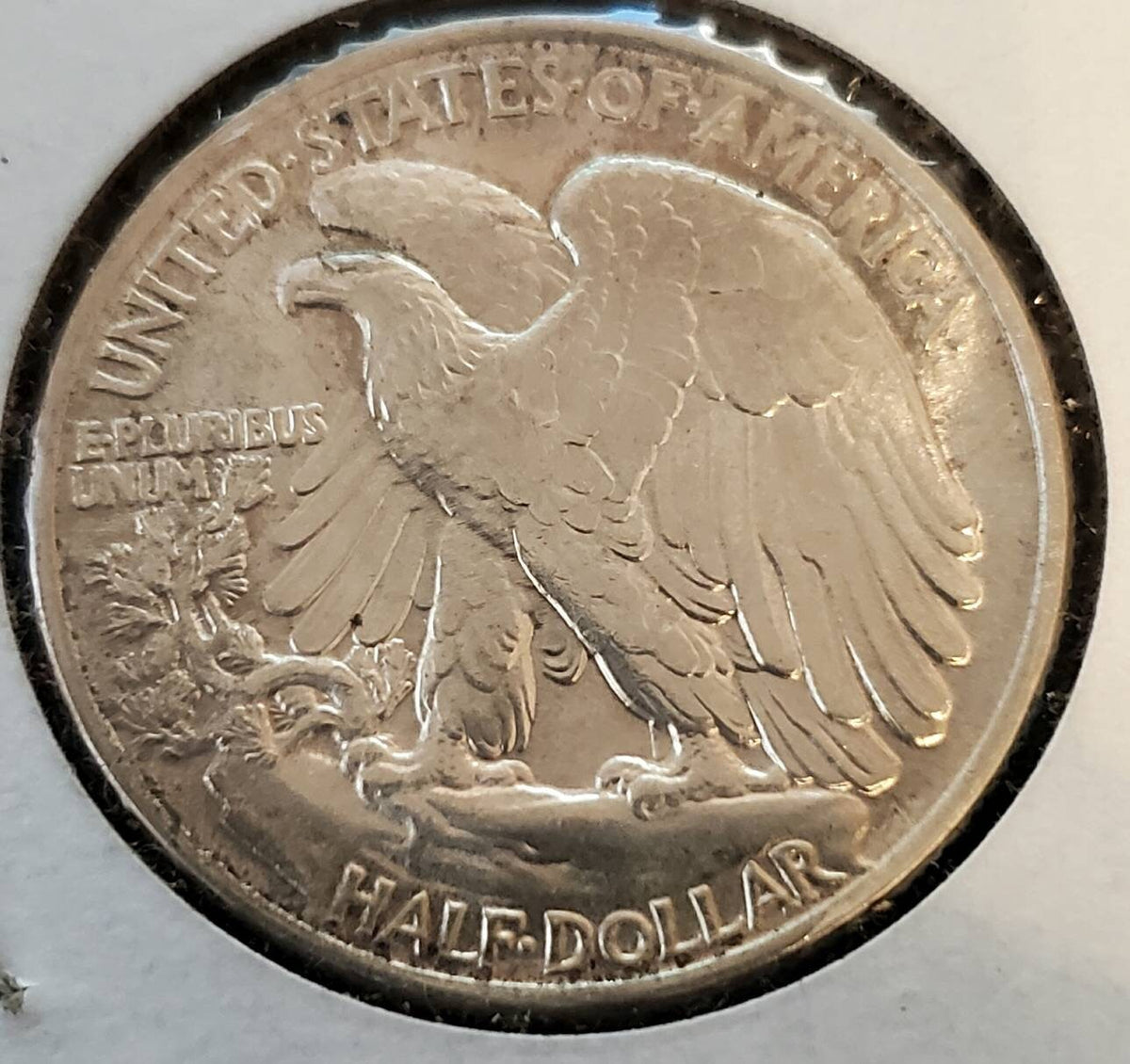 1945 beautiful uncirculated walking liberty silver half dollar mint state coin