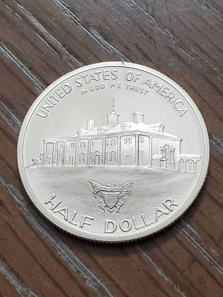 1982s commemorative half dollar george Washington birth silver coin low mintage