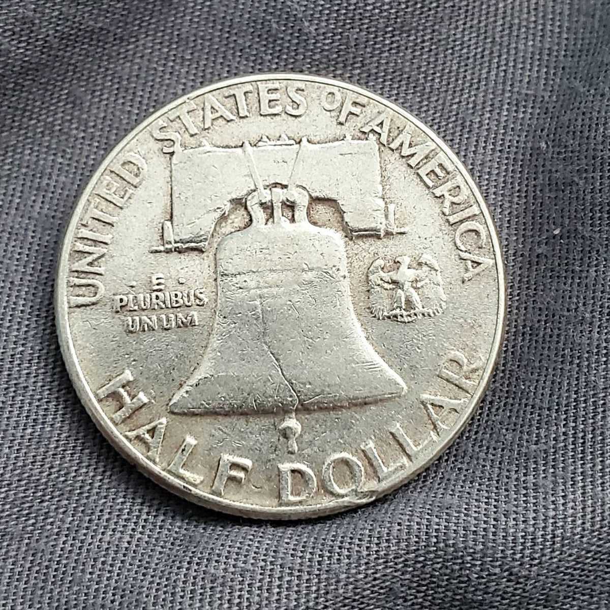 1955 silver Franklin half dollar key date 50 cent piece