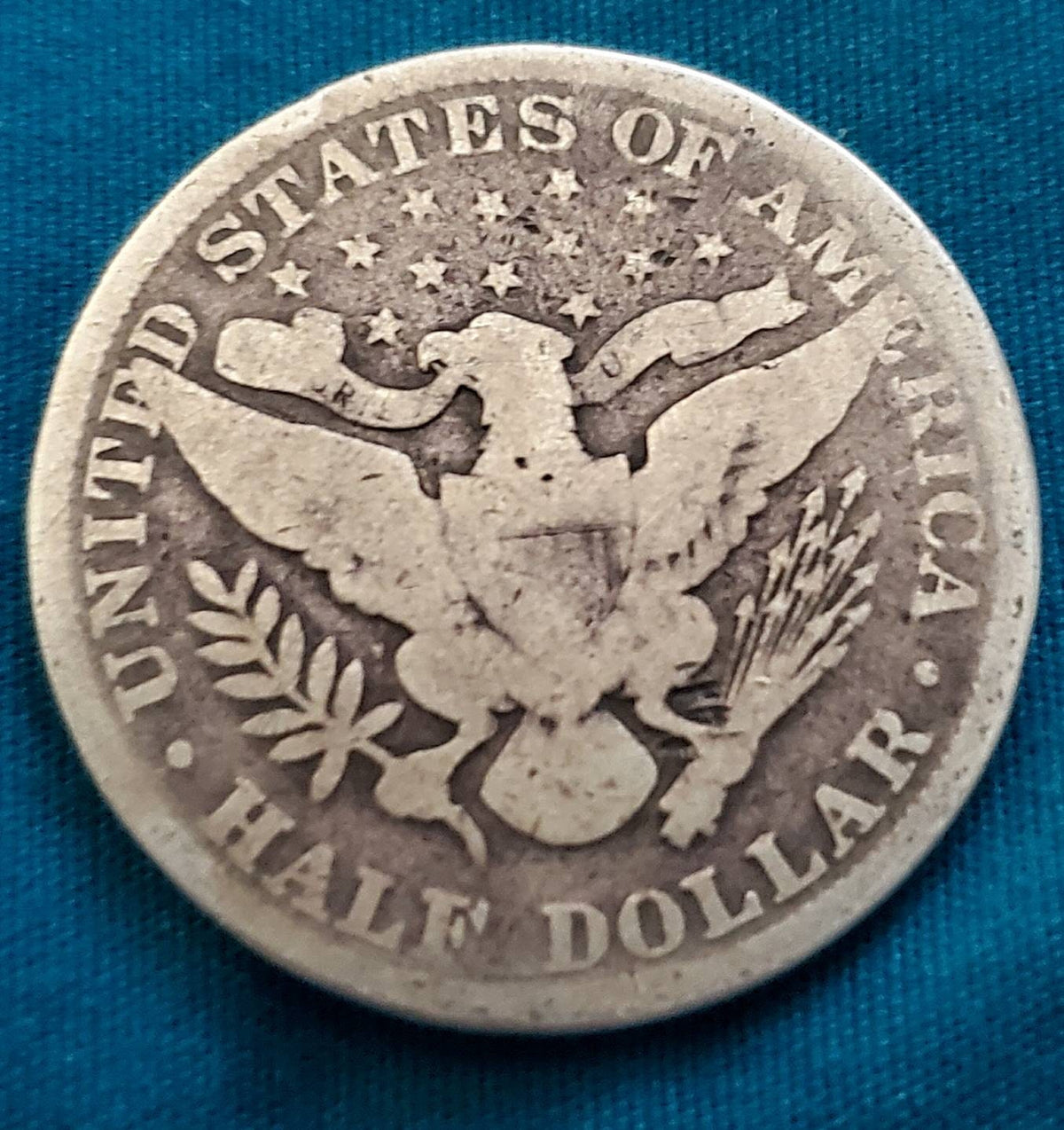 1899 barber half dollar silver 19th century coin