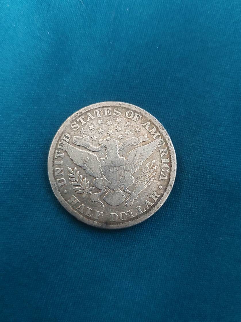 1899 barber half silver dollar