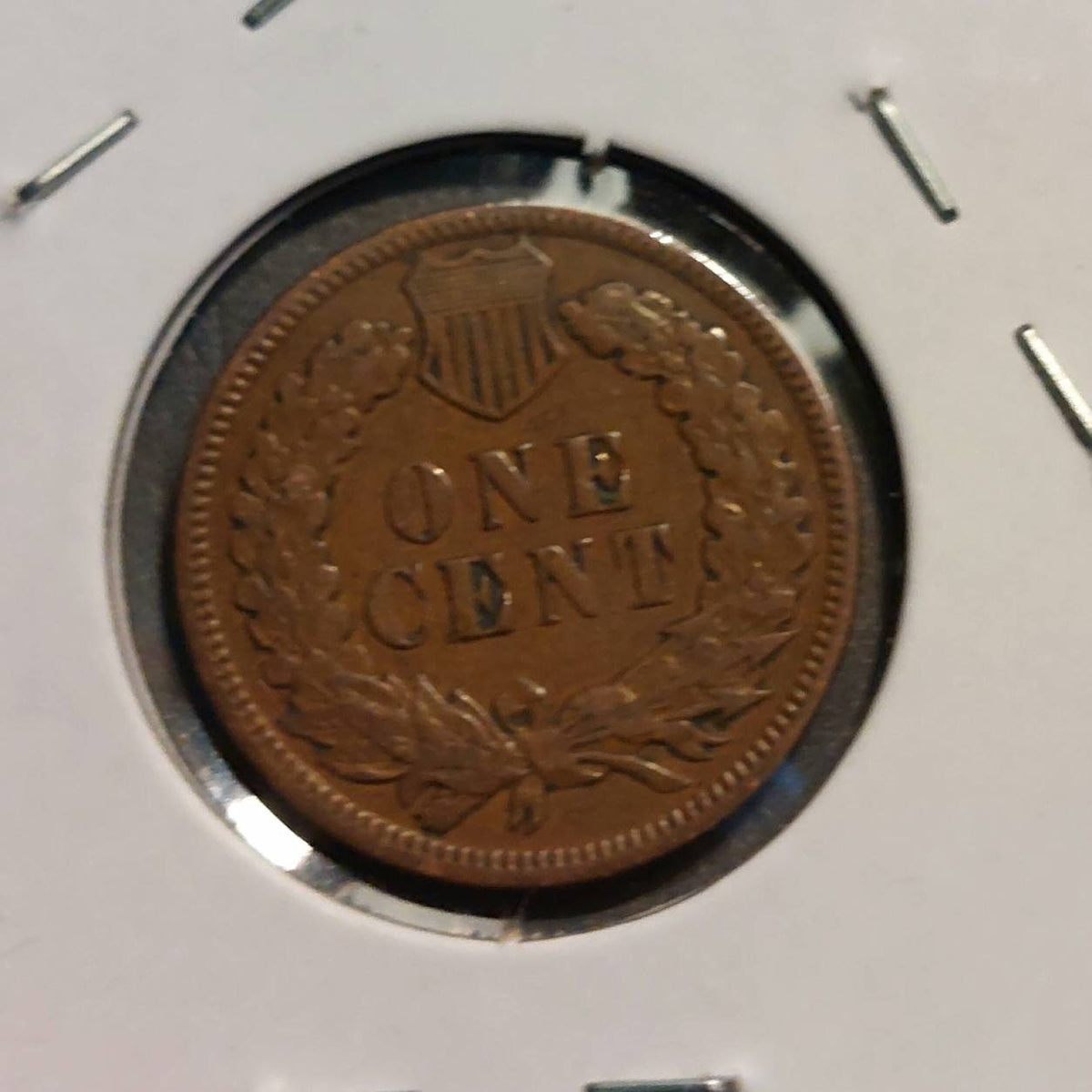 1909 indian head penny very fine copper cent, tough date