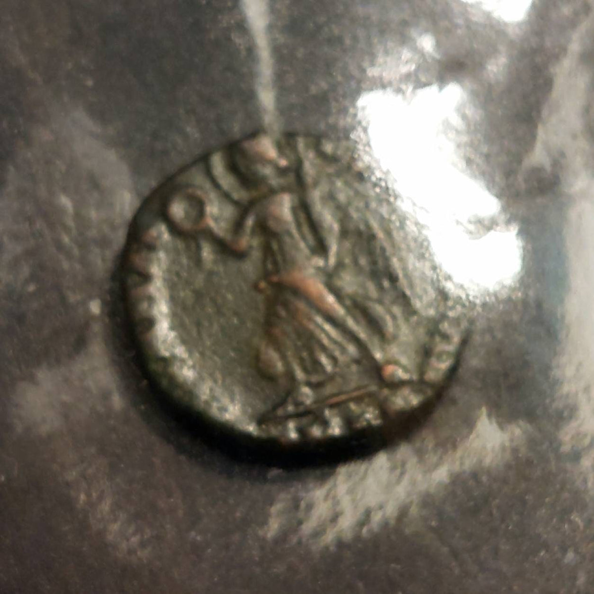 200ad ancient Roman copper coin, authentic, amazing italian coin for the coin collector, gifts for him