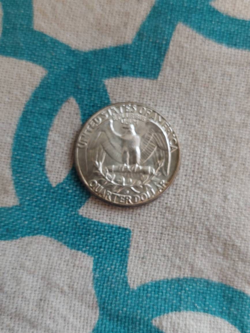 1962d Washington Silver Quarter brilliant mint state coin