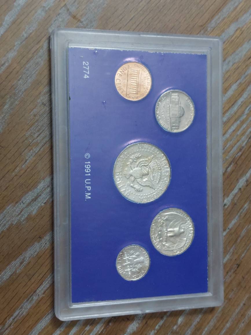 1960s silver coin mint set