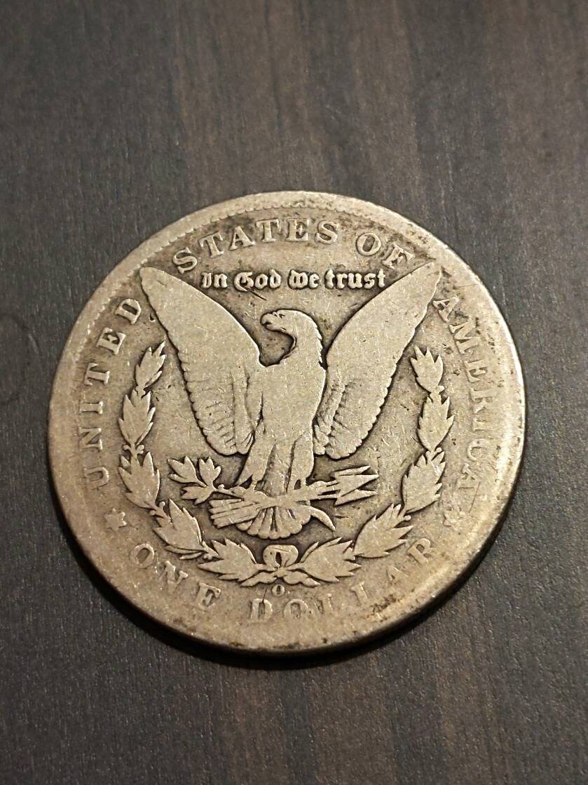 1892o new orleans better date morgan silver dollar, low mintage antique 90 percent silver coin