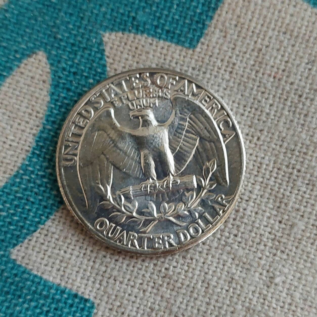 1963 Washington Silver Quarter, beautiful uncirculated coin