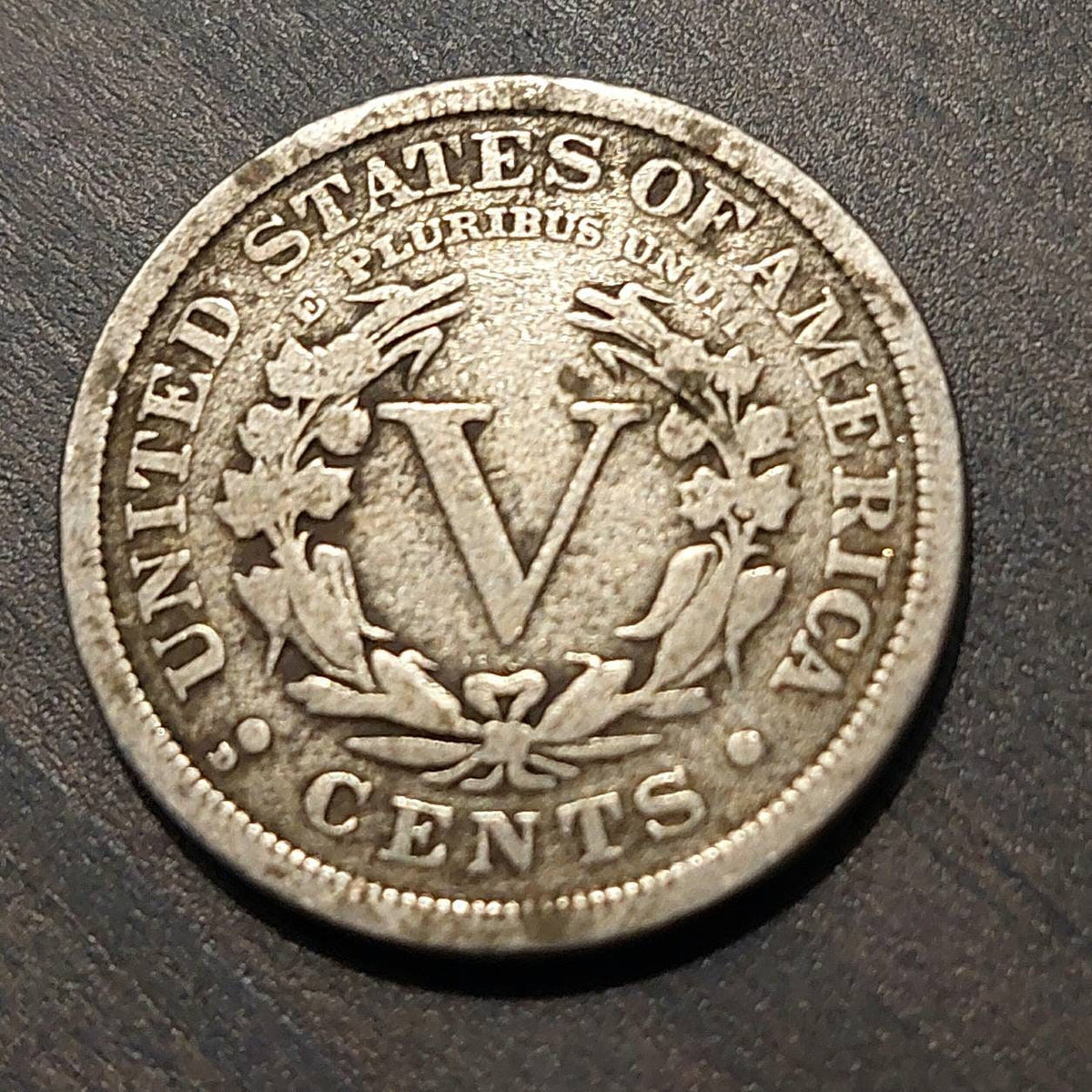 1912d liberty v nickel, very good grade