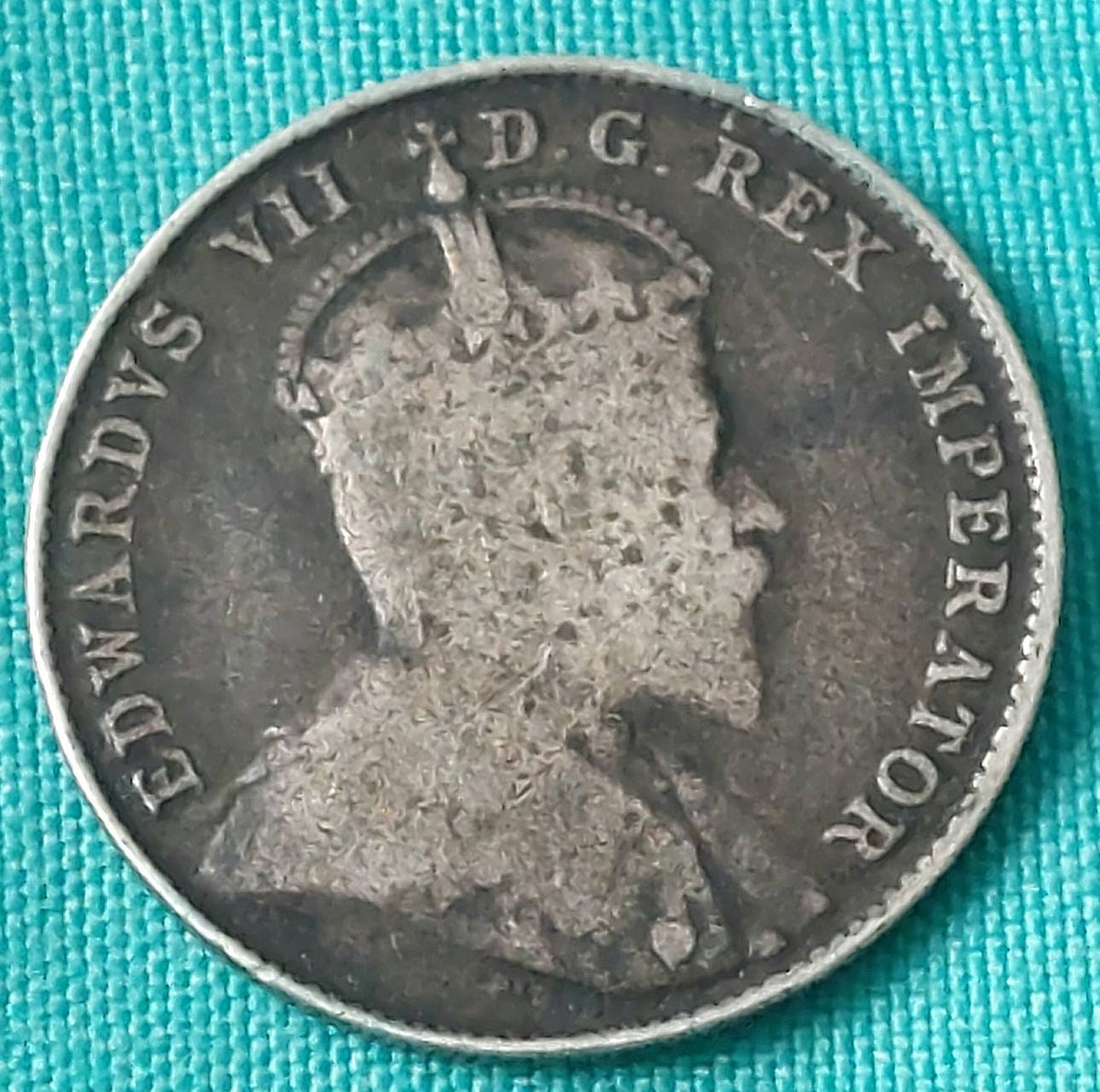 1905 canada 10 cent sterling silver coin, nice one