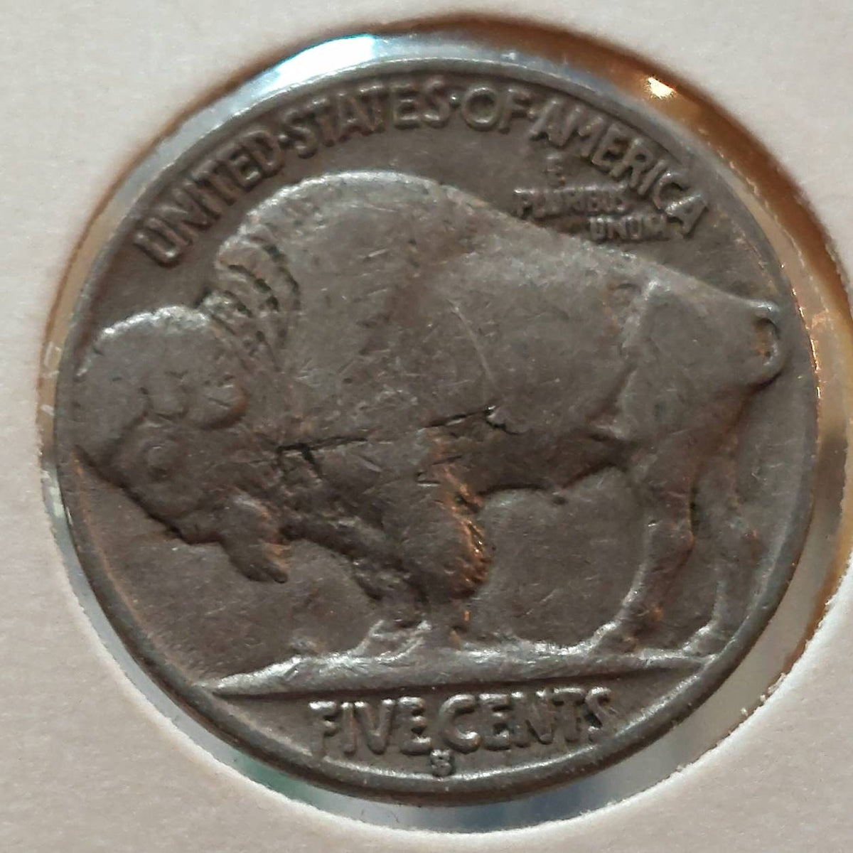 1931s buffalo nickel, semi key date low mintage coin in fine condition, us coins