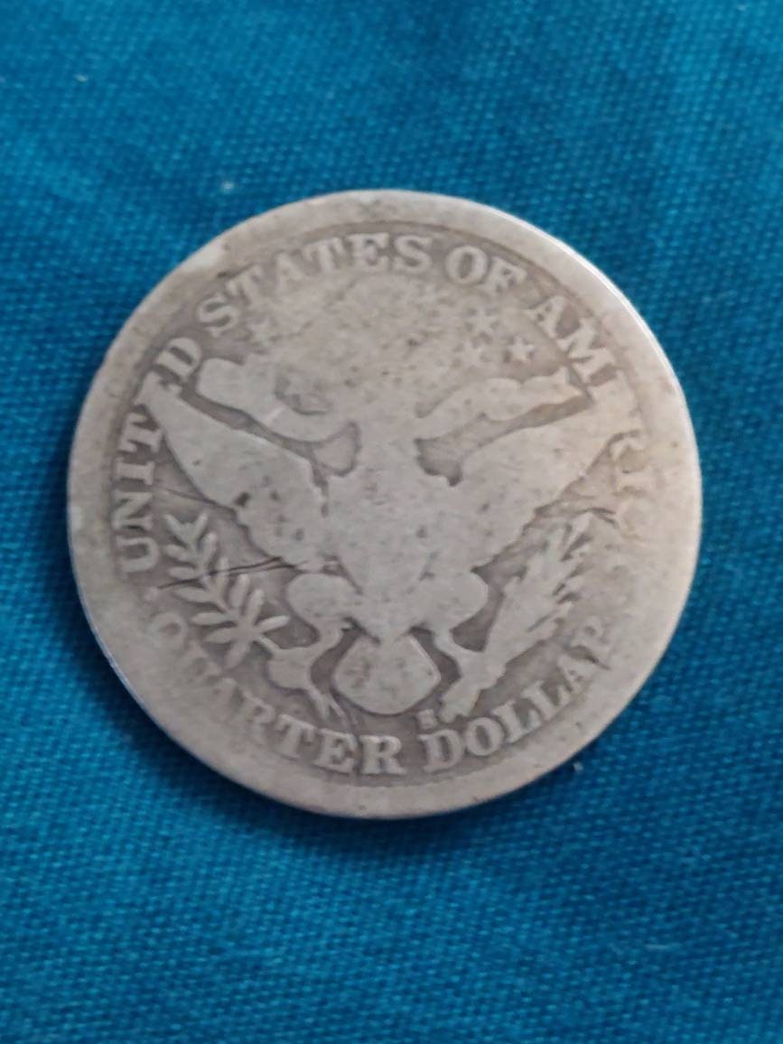 1894s rare silver barber quarter, low mintage date 90 percent silver