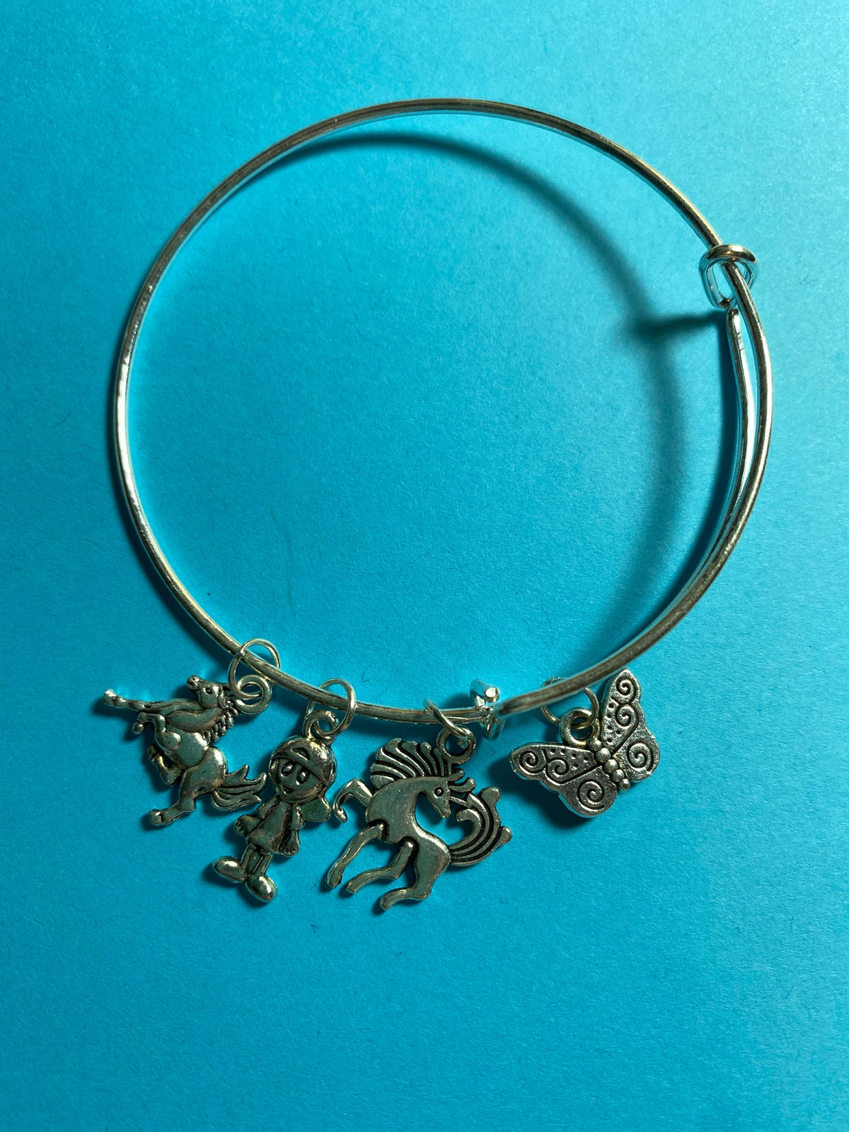 Bangle charm bracelets, women's jewelry, various designs, homemade