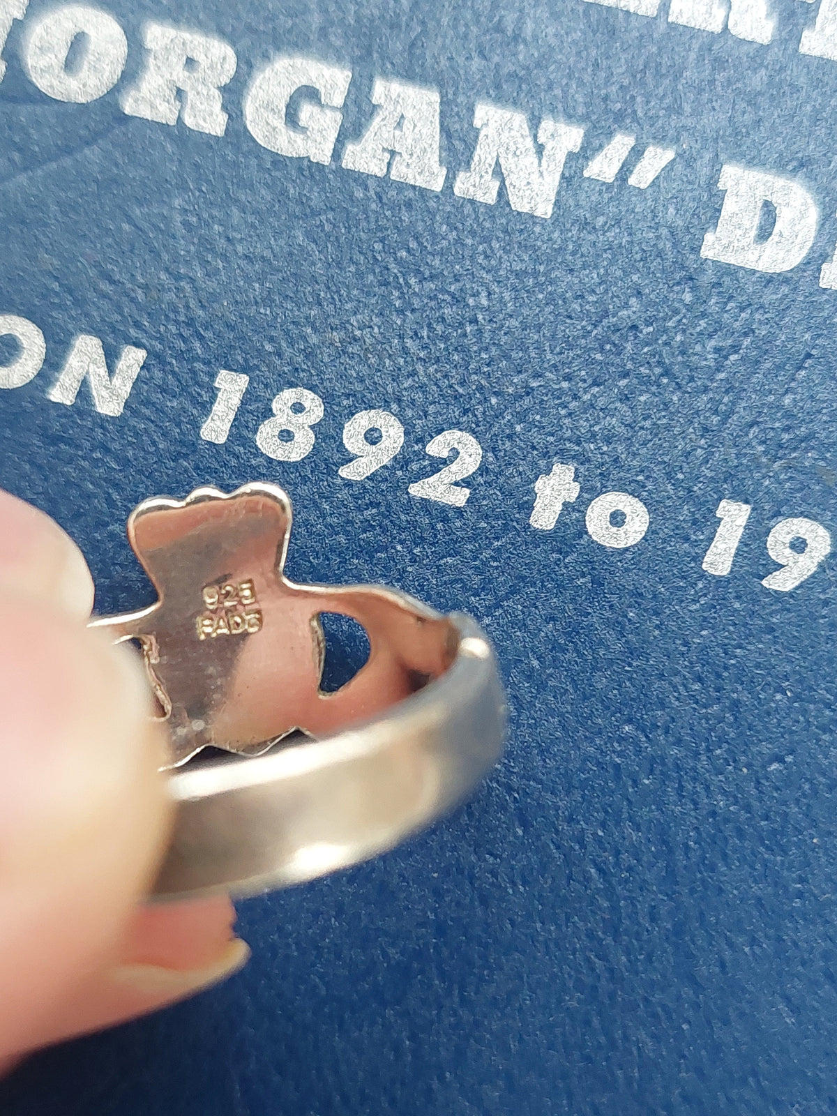 sterling silver size 9 ring, Irish Claddagh love jewelry, gifts for him