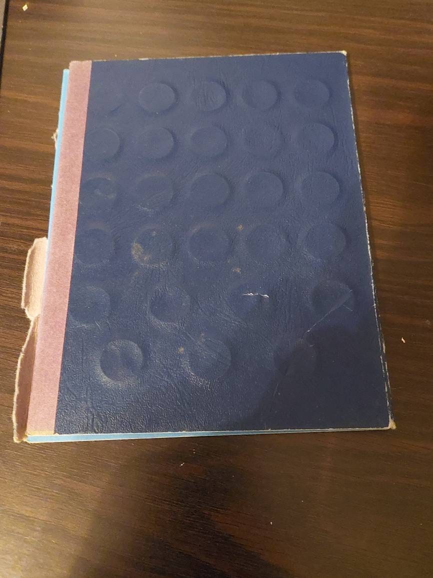 33 mercury silver dime, vintage us coin book, gifts for him, includes better 1931d date, and 4 almost uncirculated 1940s coins