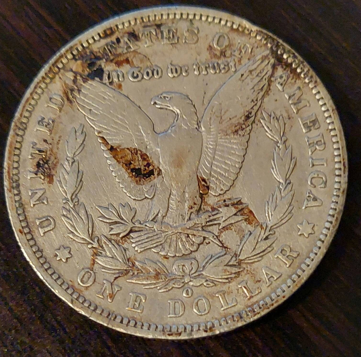 Morgan dollar 1886o, New orleans date, very fine plus details, better issue us coin