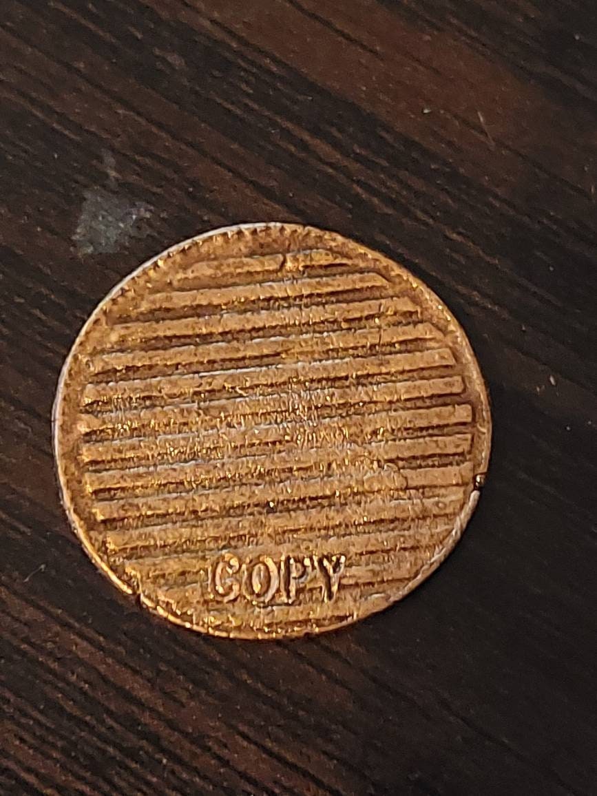 Reproduction 1785 super rare American bar cent, unique gift for collectors