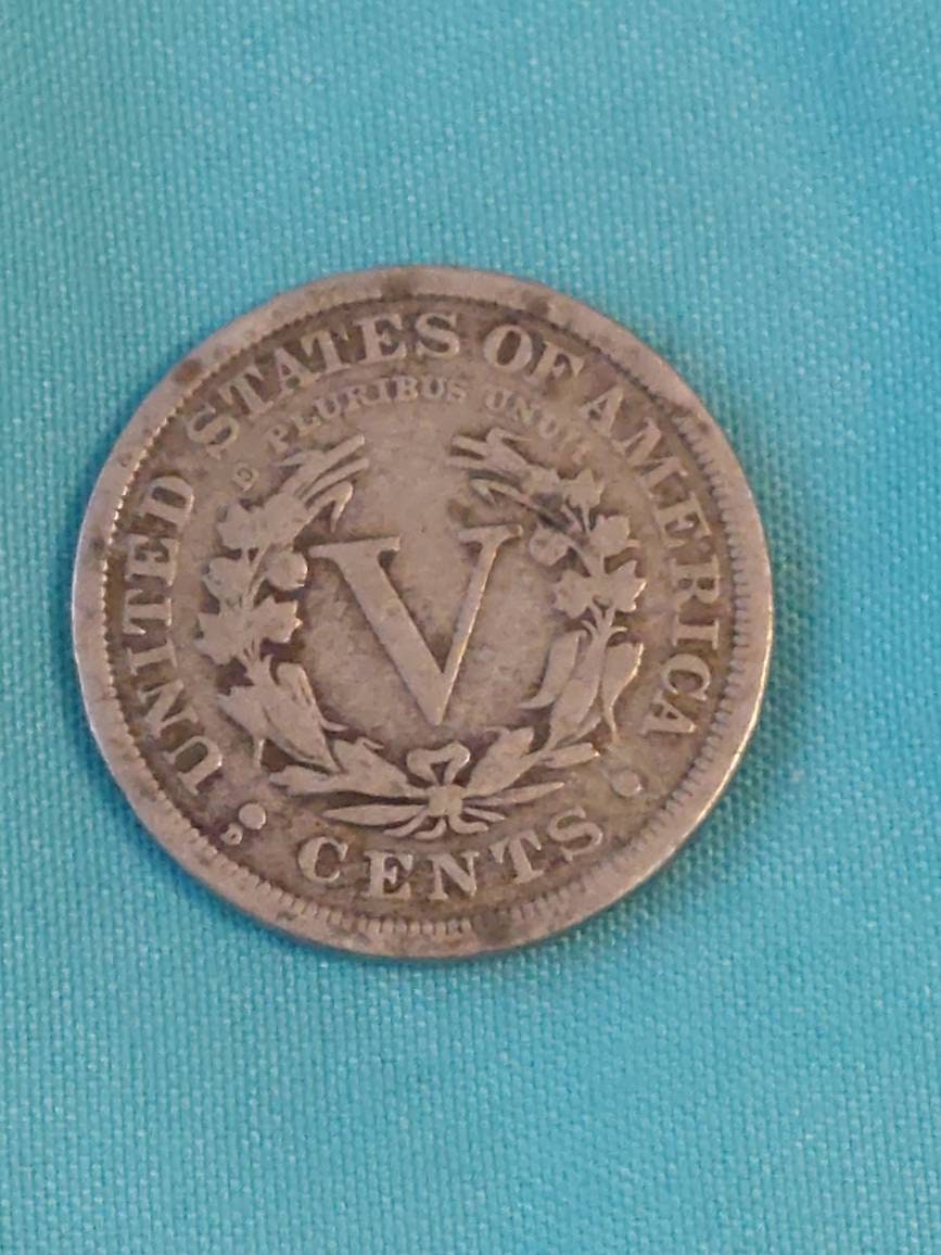 1912d Denver liberty nickel better date coin, American Antique Coin