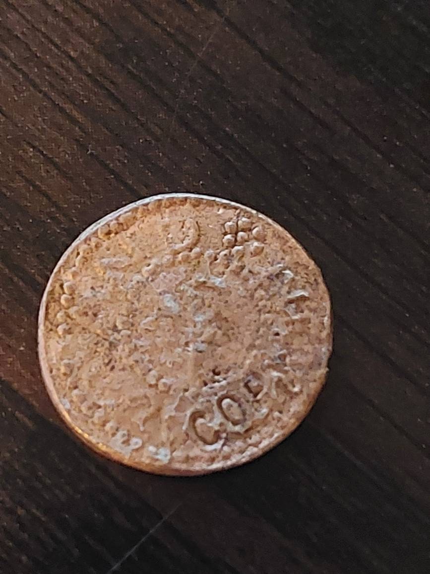 Reproduction rare 1652 pine tree cent, pre-colonial American coin