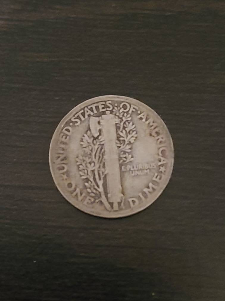 1931 better date mercury dime better date fine condition, 90 percent silver coin
