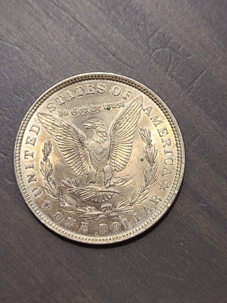 1921 morgan silver dollar, beautiful authentic antique American coin, gifts for him