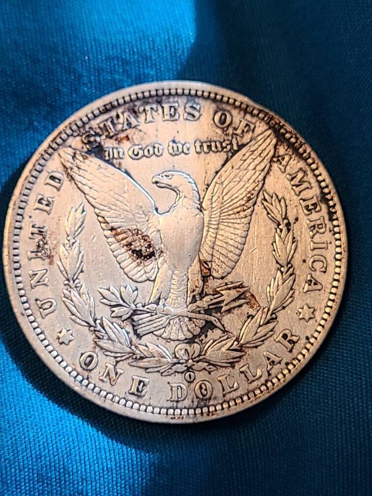 1886o better date morgan silver dollar, rare old new Orleans mint one dollar us coin
