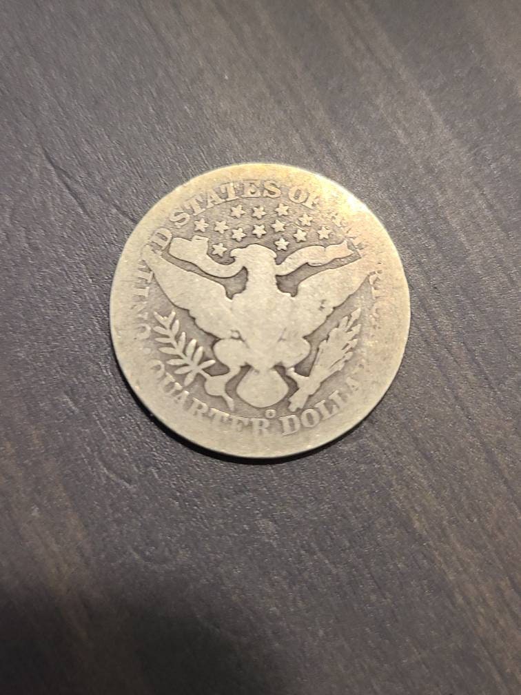 1905o barber silver quarter, antique higher us coin very rare date American coin collecting, semi key date