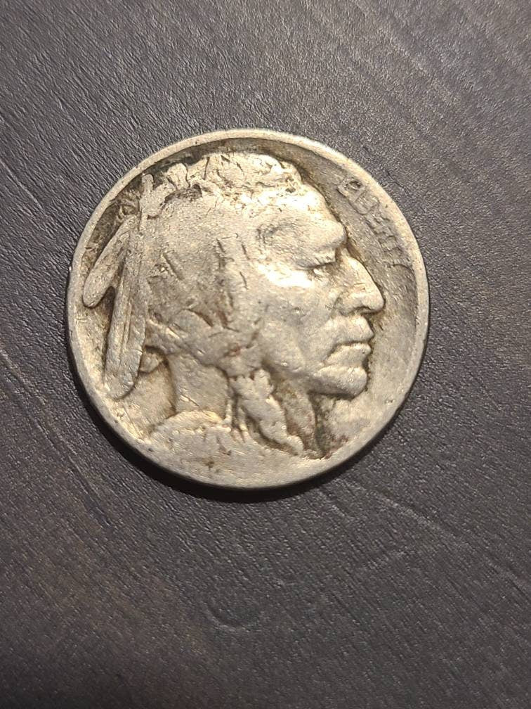 1914p semi key date buffalo nickel, grade rare coin, great original coin collecting