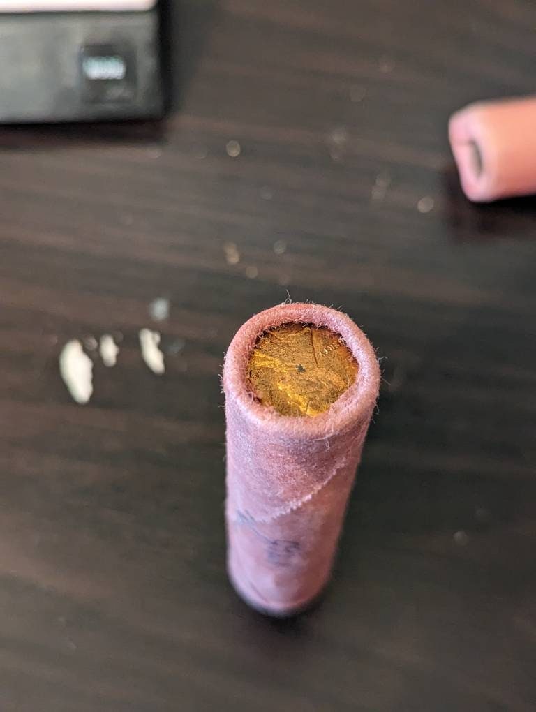 1965 original sealed Lincoln penny roll, gem Uncircumcised coins!