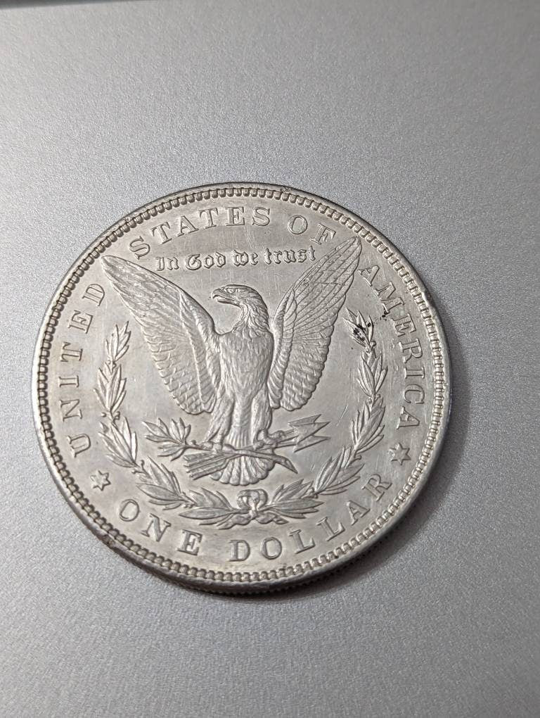 1898 morgan silver dollar almost uncirculated silver coin stunner! High grade antique us coins