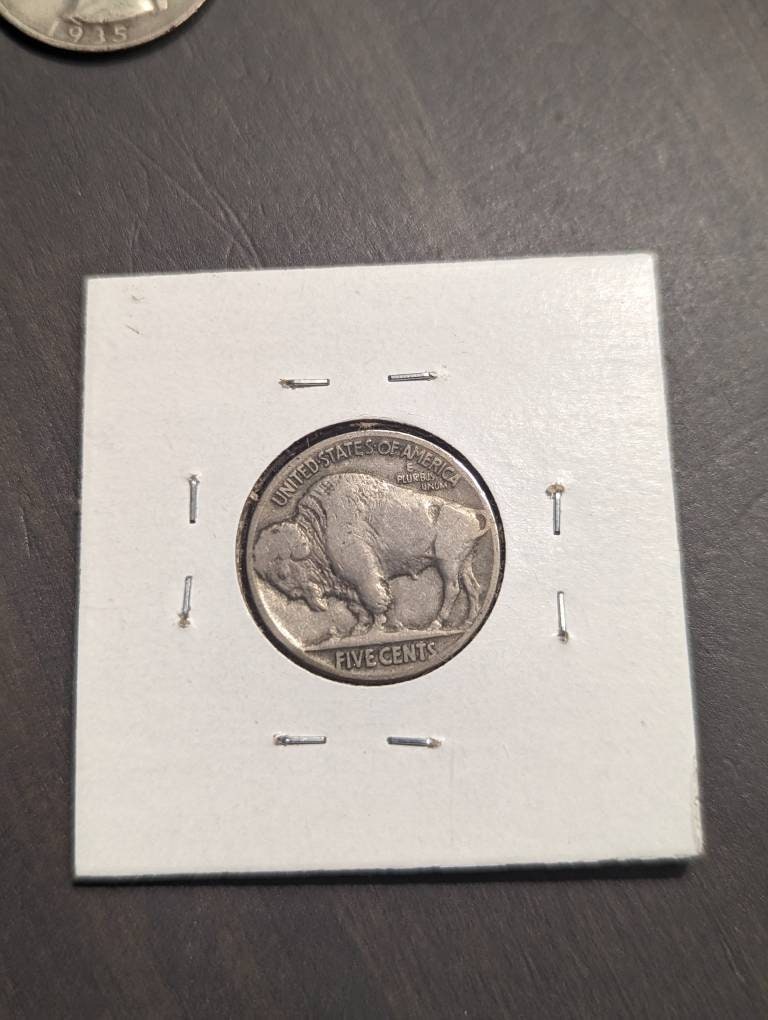 1935 Hobo nickel. Authentic artist antique carved Americana, really cool piece of American history, gifts for him