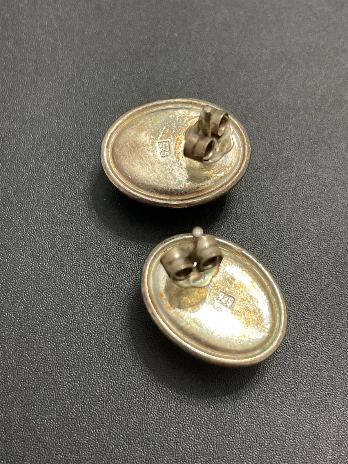 Silver and Amber earrings