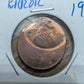 Off center Lincoln cent 1980 mint error coin