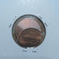 Off center Lincoln cent 1980 mint error coin
