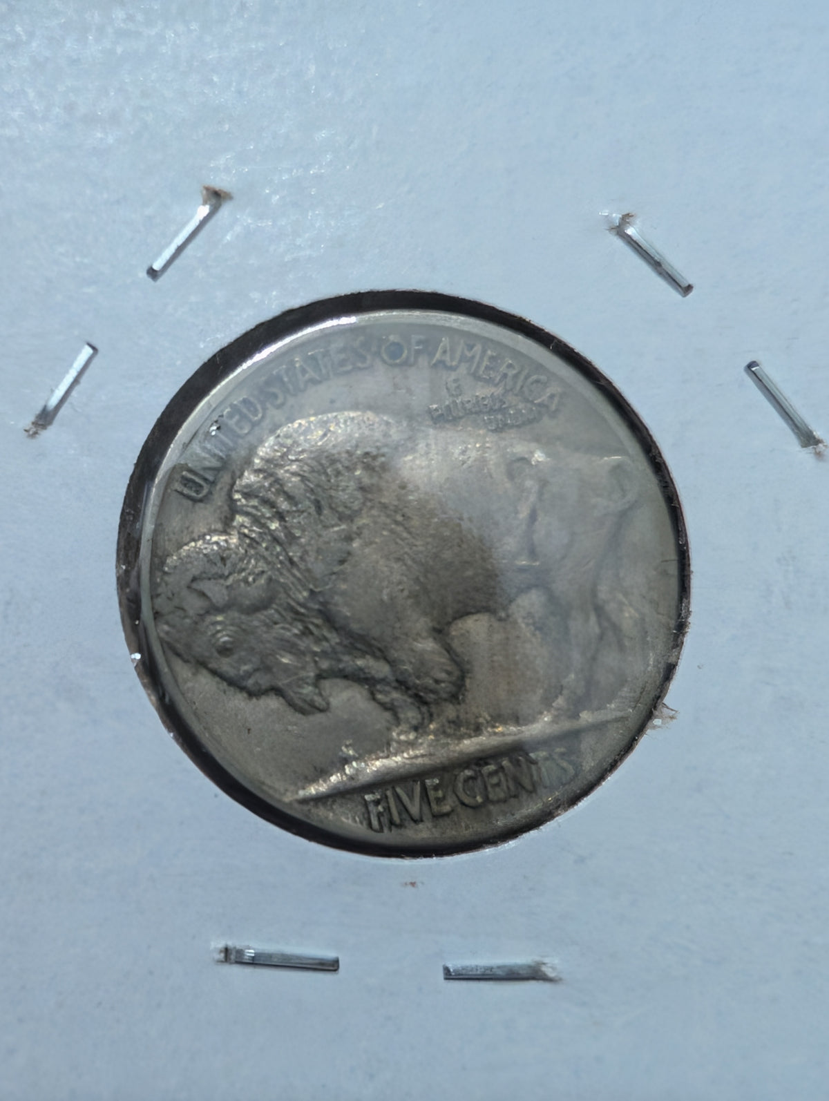 High grade 1917 buffalo nickel coin