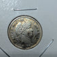 1898 high grade Barber silver dime coin