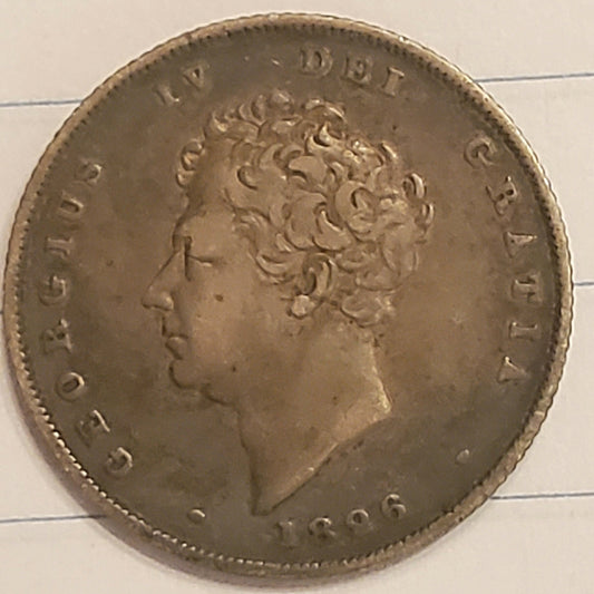 1832 British shilling extra fine rare old coin