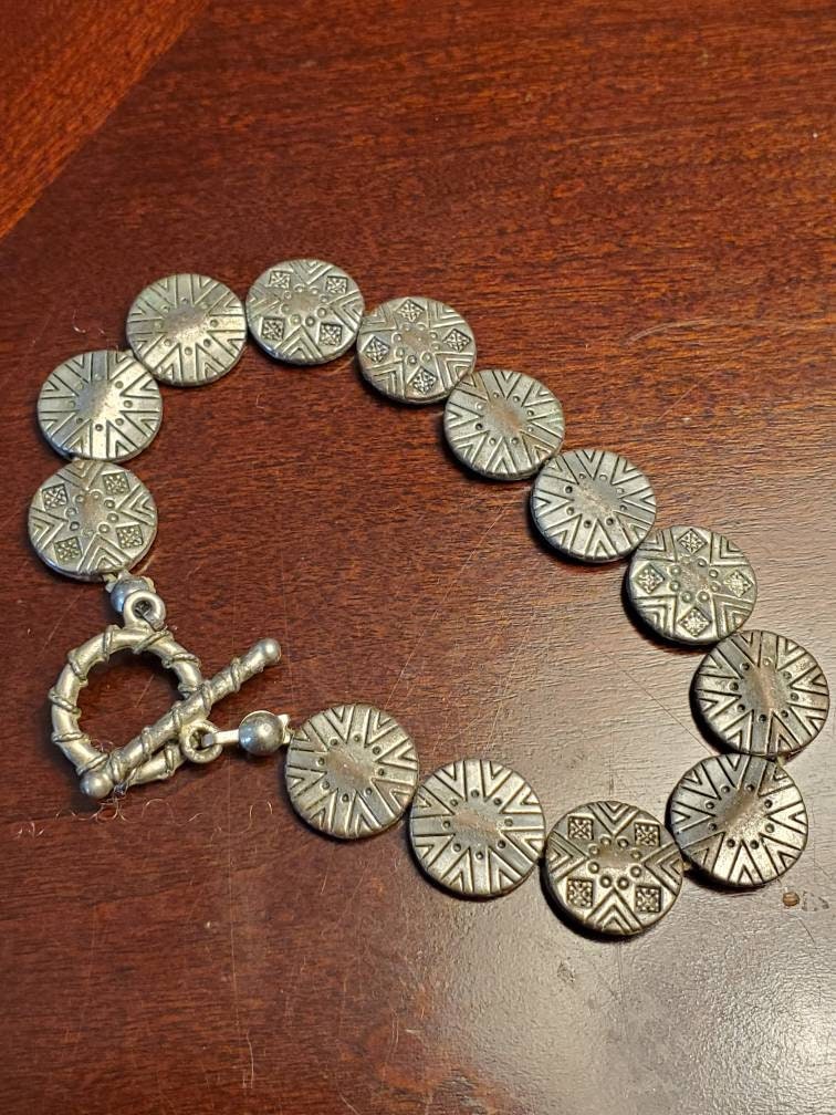 Sterling silver seashell shaped geometric rope chain and closure unisex bracelet free shipping