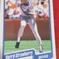 1990 Daryl strawberry Mets outfield fleer baseball card, tops baseball