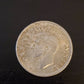 silver wedding sixpence 1940s date ww2 era
